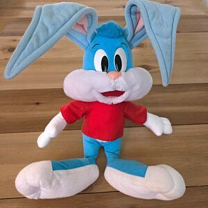 RARE Vintage 1990 Playskool Tiny Toon Adventures Buster Bunny Plush 15"